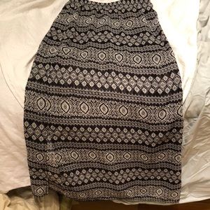 Mandala printed maxi skirt